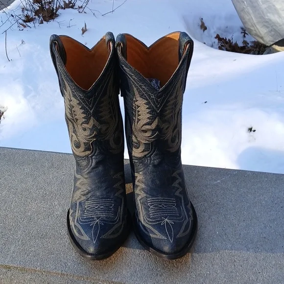 Old Gringo Distressed Blue Boot Sz 9.5B - Picture 4 of 16